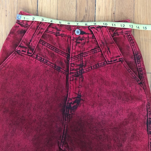 Vintage 1980’s Wrangler Acid Washed Western Jeans - Picture 5 of 10